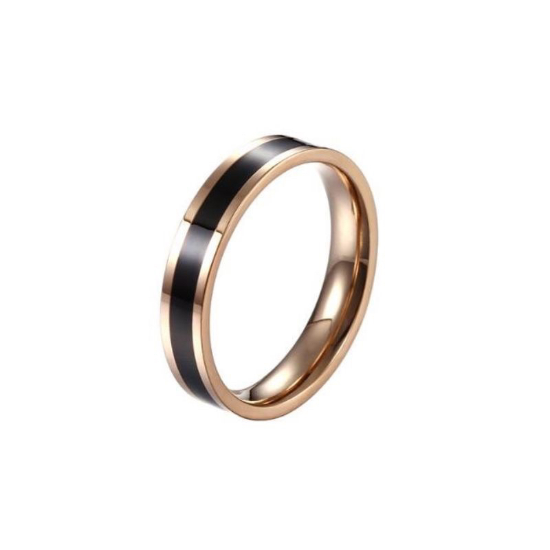 faizah ACC || Cincin Titanium Black List Gold || Cincin Titanium Anti Karat dan Luntur || Cincin Couple