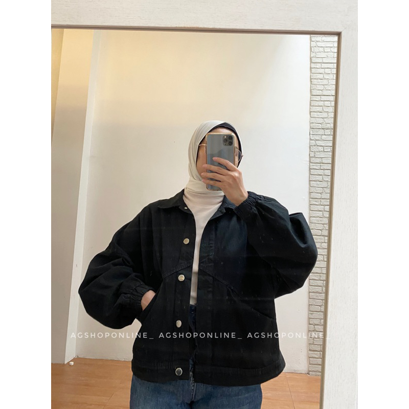 Vintage baggy oversized denim jacket by AGS&amp;co