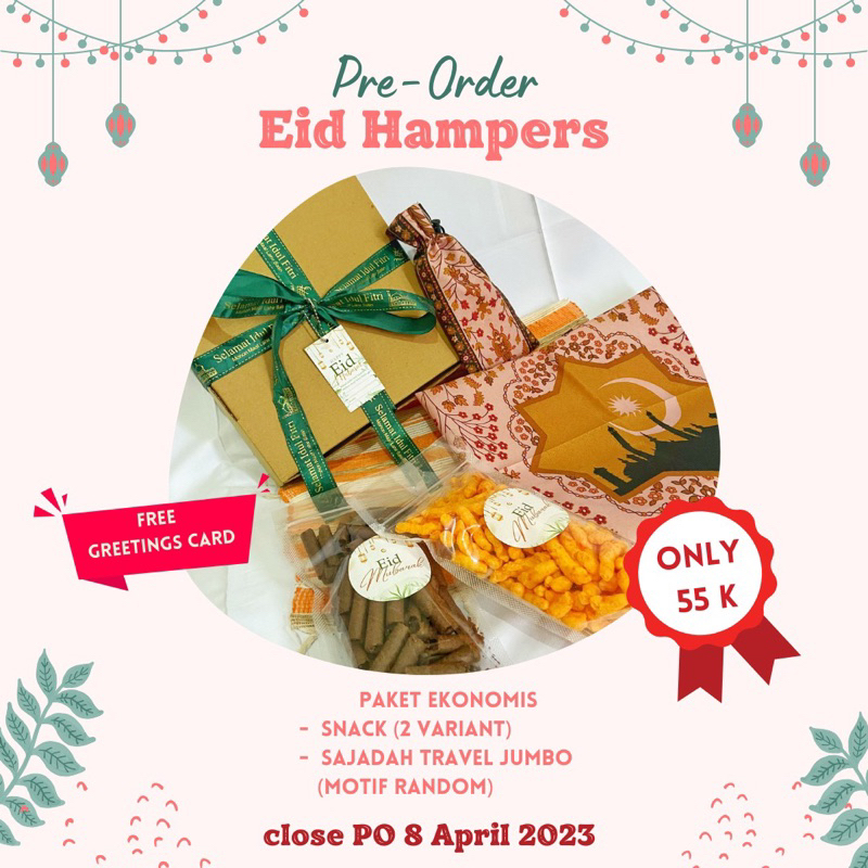 

Hampers Idul Fitri / Paket Lebaran Murah / Paket Sajadah / Paket Snack
