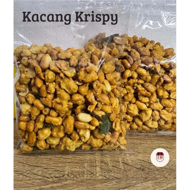 

Kacang tanah goreng rasa bawang dan krispy