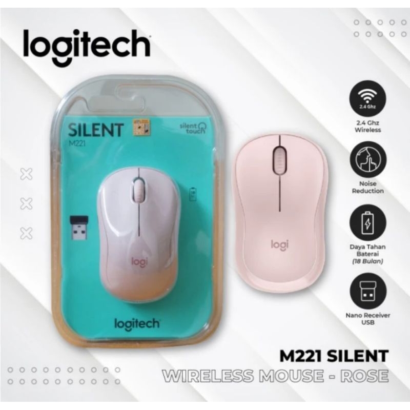 Logitech Mouse M221 Silent Wireless