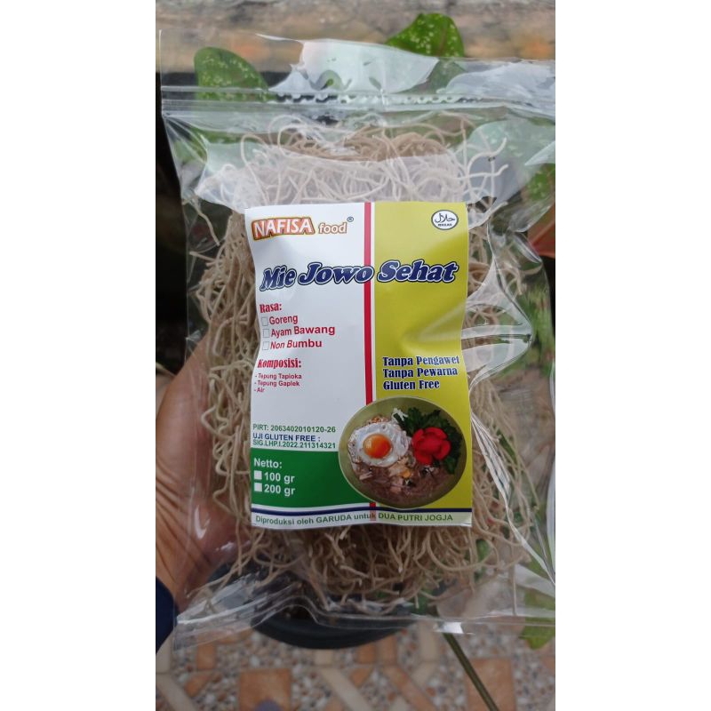 

Mie jowo sehat no bumbu (mie lethek) 200gr