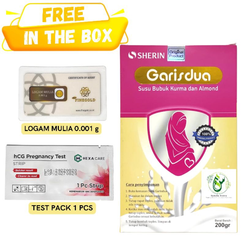 PENYUBUR KANDUNGAN GARISDUA SUSU BUBUK KURMA DAN ALMOND SUSU PROMIL ATASI PCOS