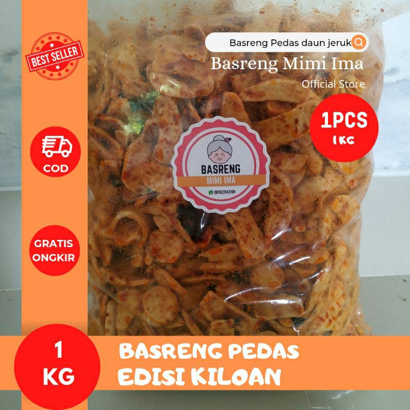 

[ BISA COD] BASRENG VIRAL 1kg | BASRENG PEDAS DAUN JERUK BUMBU MELIMPAH