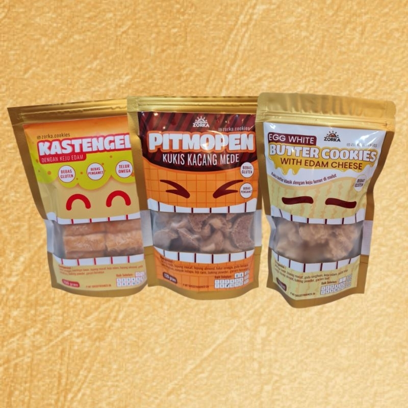 

Bundling Kastengel 100 gram, Pitmopen 120 gram dan Butter Cookies 100 gram