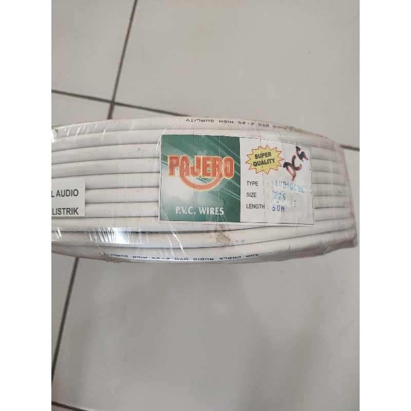 KABEL LISTRIK SERABUT 2x2,5 HYO/ KABEL LISTRIK EVOLUS 2x2,5 SERABUT