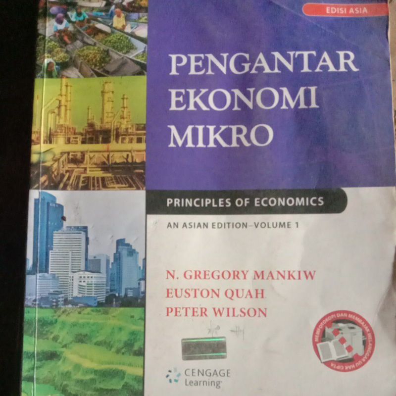 PENGANTAR EKONOMI MIKRO N. GREGORY MANKIW QUAH PETER WILSON (ORIGINAL)