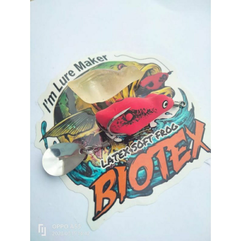 Molding Soft frog molding 3.5cm