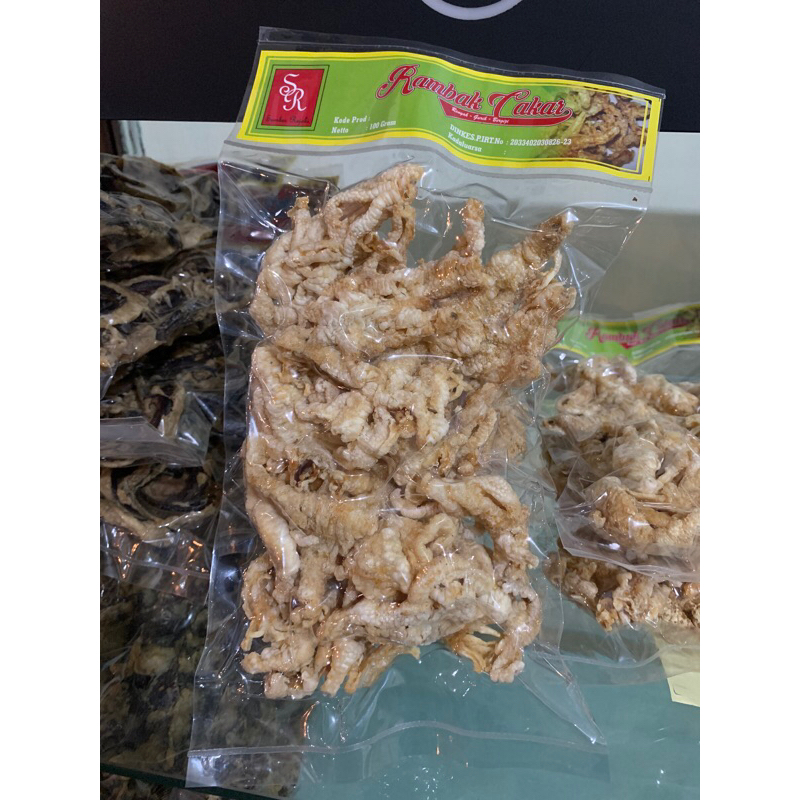 

Keripik Cakar Sumber Rejeki Kemasan 100gram