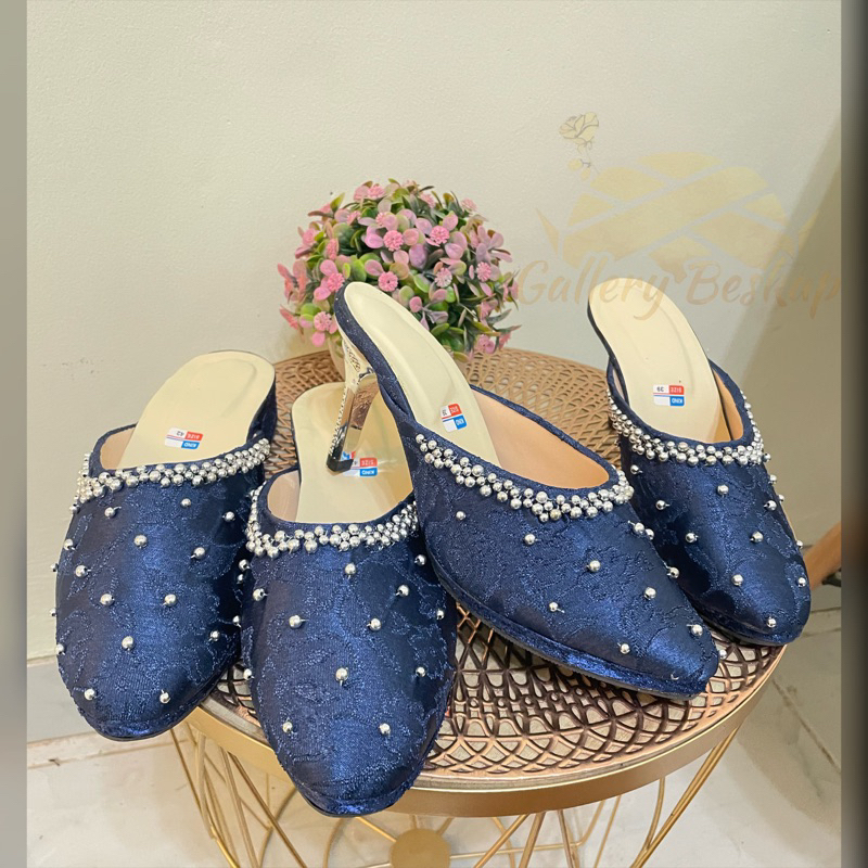 Sendal pesta / sendal pengantin/ selop pengantin