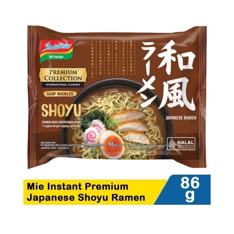 

INDOMIE Japanese Ramen Shoyu 86 gr