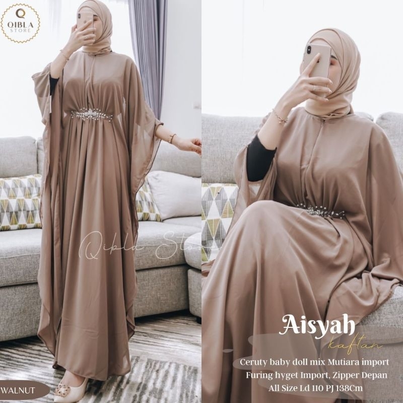 BISA COD | CHAYRA kaftan | kaftan lebaran 2023 mewah | kaftan lebaran | kaftan wanita | kaftan kondangan | AISYAH KAFTAN BY QIBLA