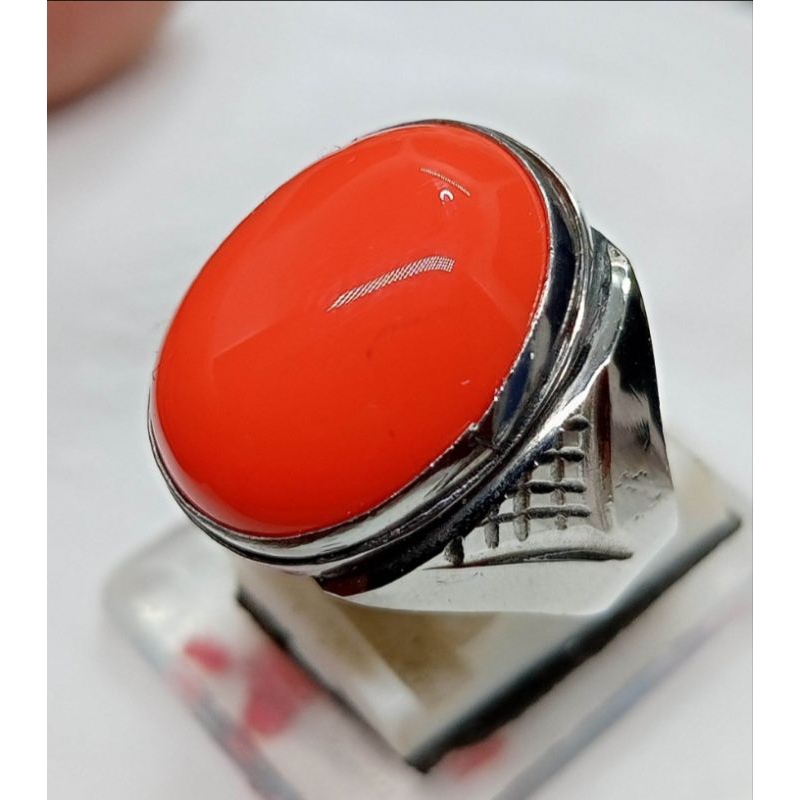 natural cincin batu Marjan laut merah top HQ