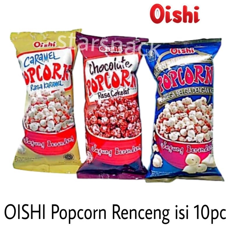 

Oishi Popcorn isi 10 bj/renteng