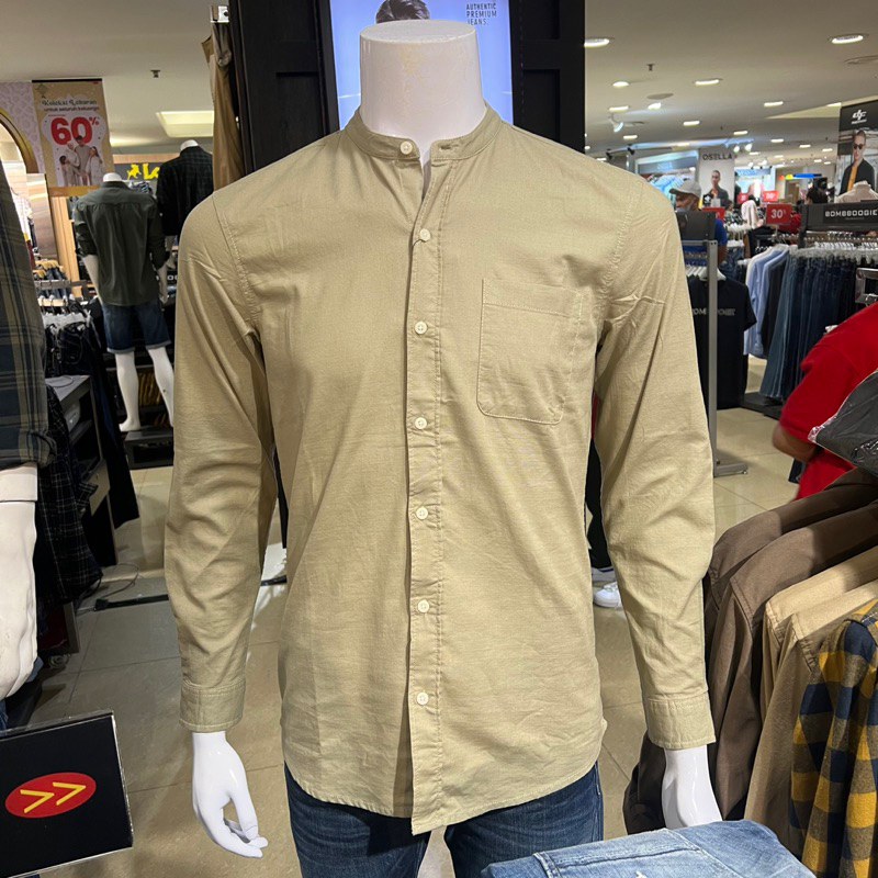Bombboogie kemeja koko pria dengan bahan katun kualitas wahid S-XL