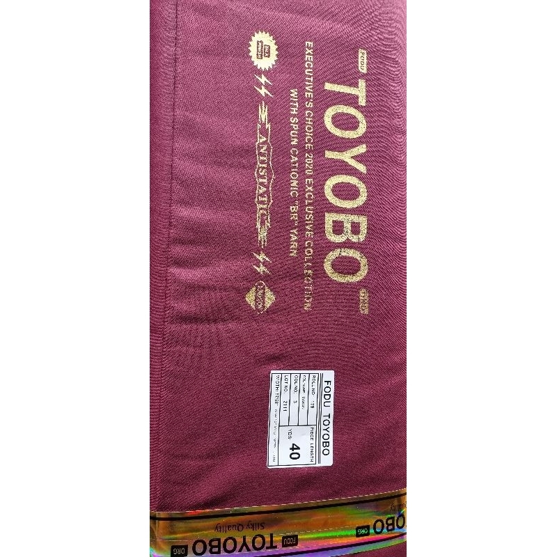 KAIN TOYOBO FODU WARNA MAROON