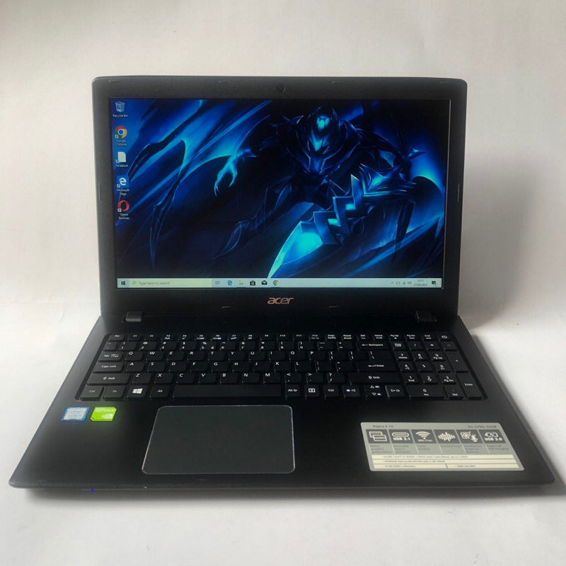 Laptop Gaming - Acer E5-576G i5 Gen 8 - Nvidia MX150 - Ram 8 Ssd 256GB