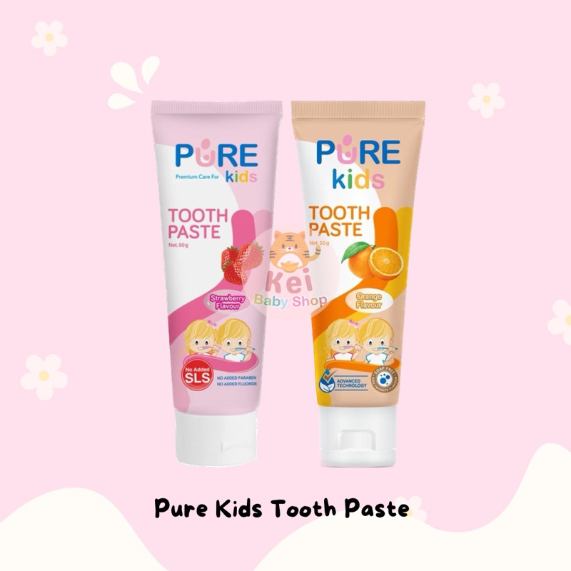 Pure Kids Toothpaste 50g Pasta Gigi Anak / Odol Anak