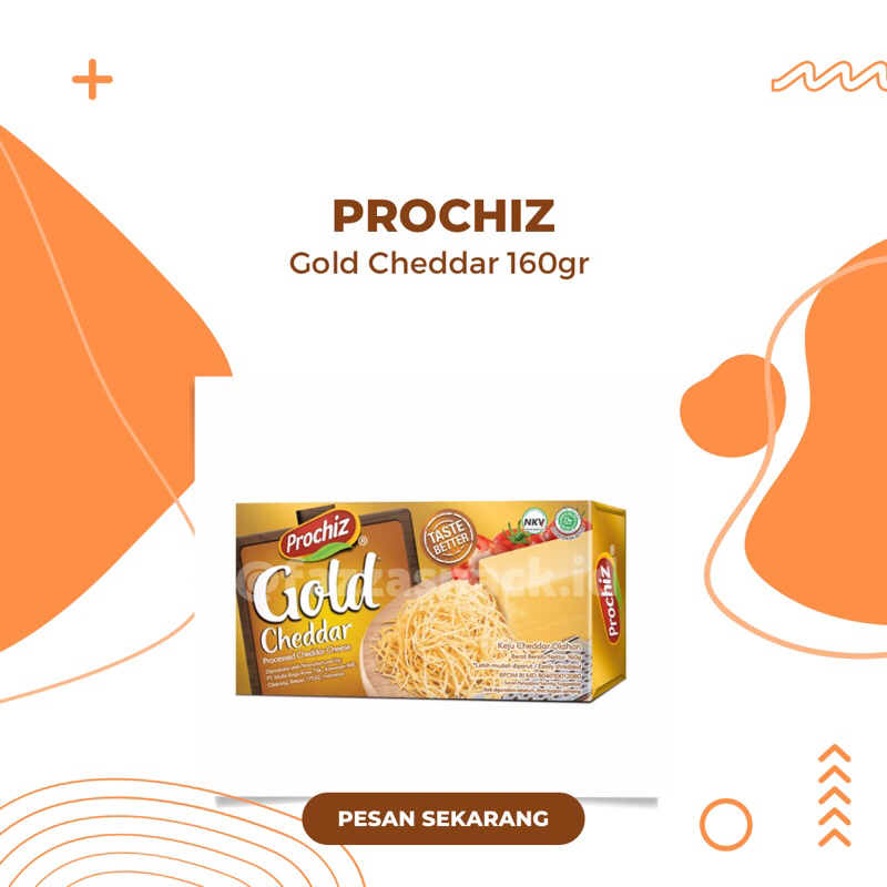 

PROCHIZ Gold Keju Cheddar Olahan 160 gr