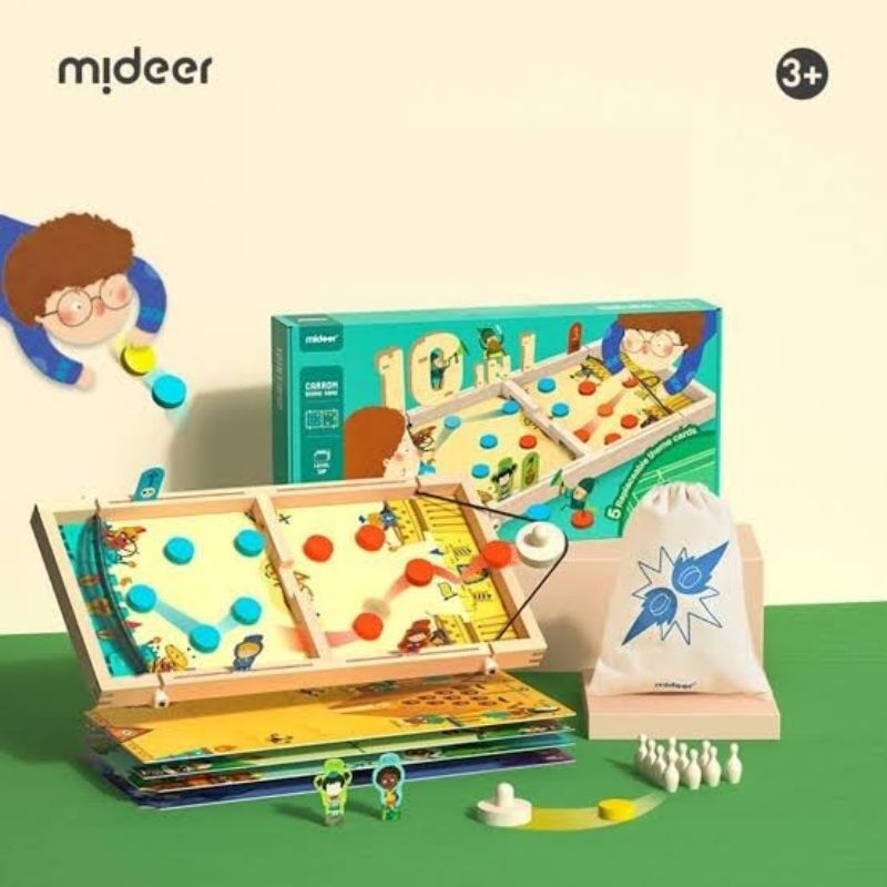 Mideeer Carrom Board Game 10in1 Board Game