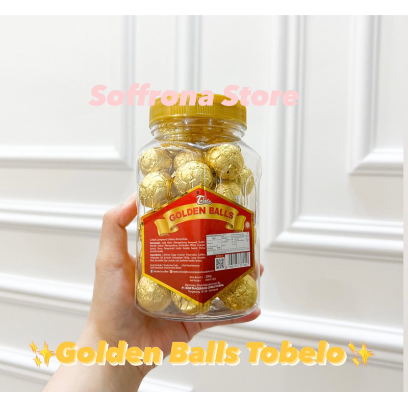 

Golden Balls Tobelo Ecer ready stock makassar 1 toples isi 40 pcs