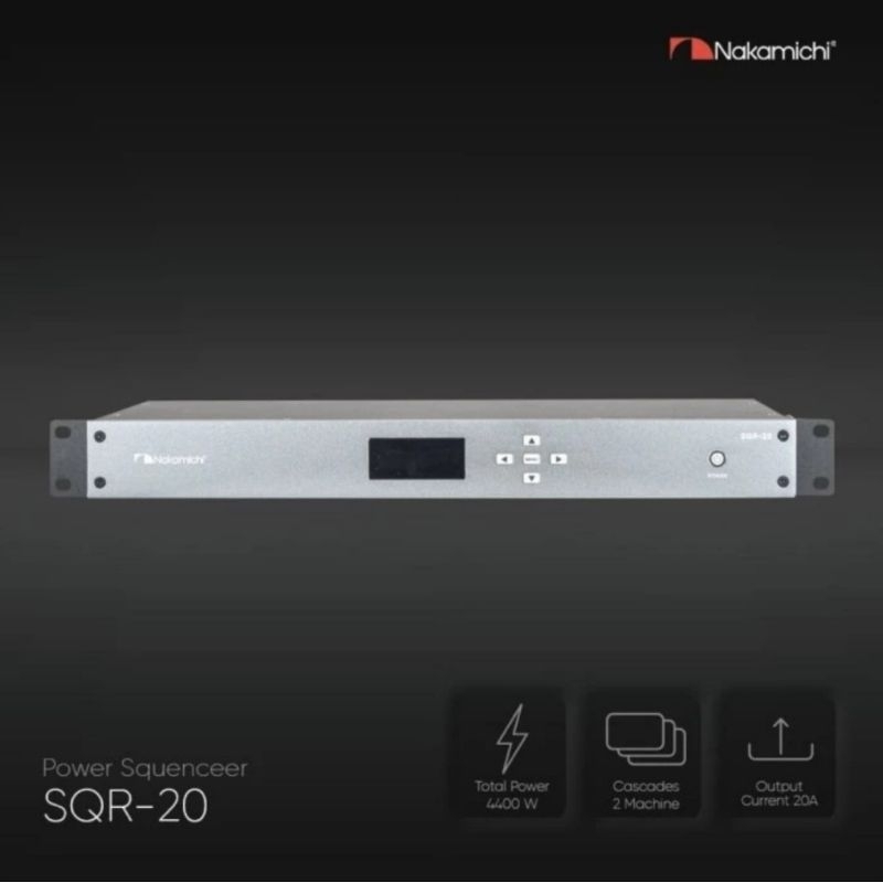 Power Sequencer Nakamichi SQR 20 Original Squencer NAKAMICHI SQR20