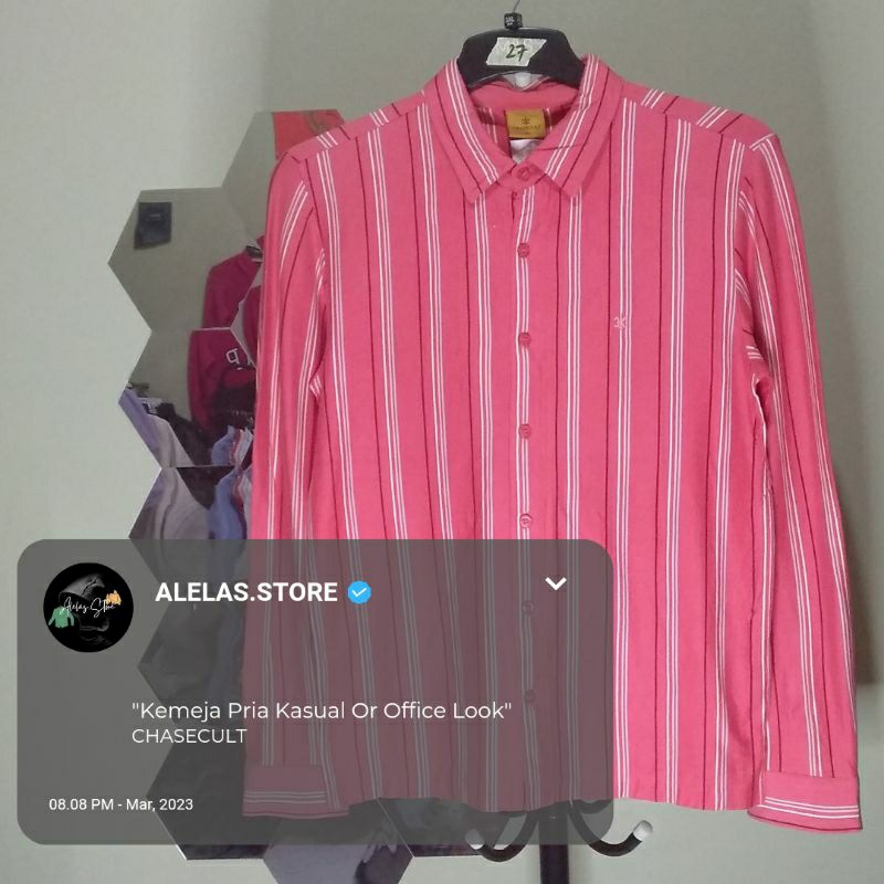 Kemeja Pria Kasual Or Office Look CHASECULT