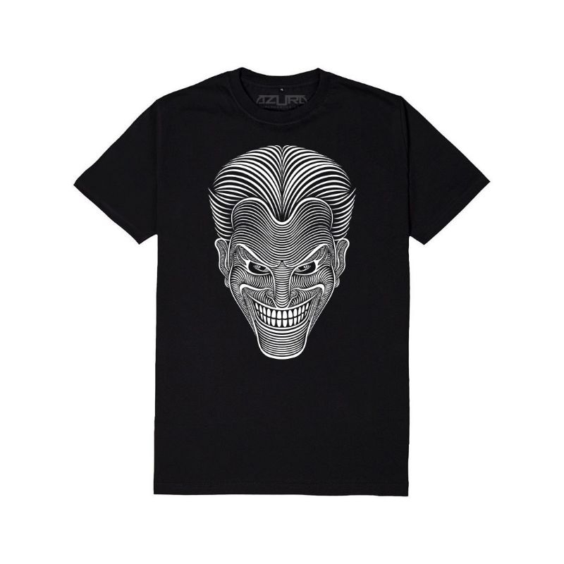 kaos azura unisex joker glow in the dark