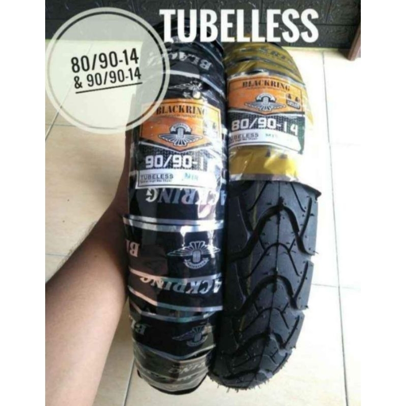 BAN TUBELESS MATIC sepasang /sepaket + cairan