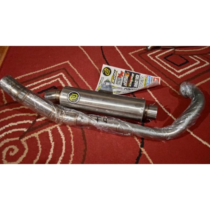 Knalpot pekajaman Satria Fu knalpot motor Suzuki Satria knalpot racing P knalpot pekajaman bass adem