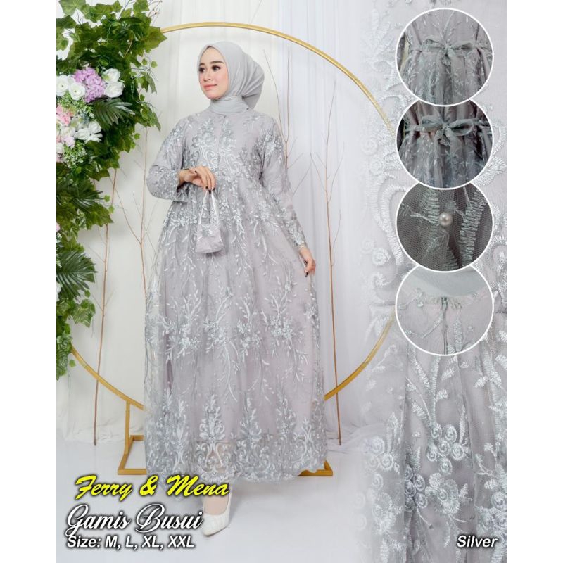 KEBAYA ORIGINAL // GAMIS TILLE BUSUI PREMIUM // BAHAN TILLE BORDIR PREMIUM FULL // SERAGAMAN KELUARGA // BAJU PESTA LAMARAN // KEBAYA WISUDA // BAJU LEBARAN // KEBAYA MODERN // By Ferry Mena