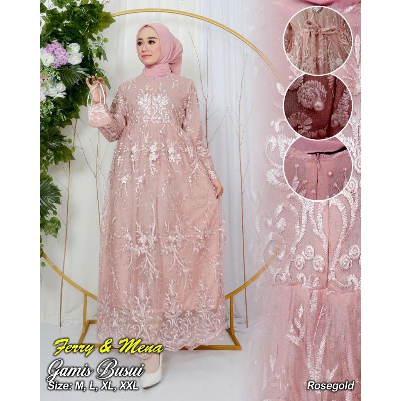 KEBAYA ORIGINAL // GAMIS TILLE BUSUI PREMIUM // BAHAN TILLE BORDIR PREMIUM FULL // SERAGAMAN KELUARGA // BAJU PESTA LAMARAN // KEBAYA WISUDA // BAJU LEBARAN // KEBAYA MODERN // By Ferry Mena