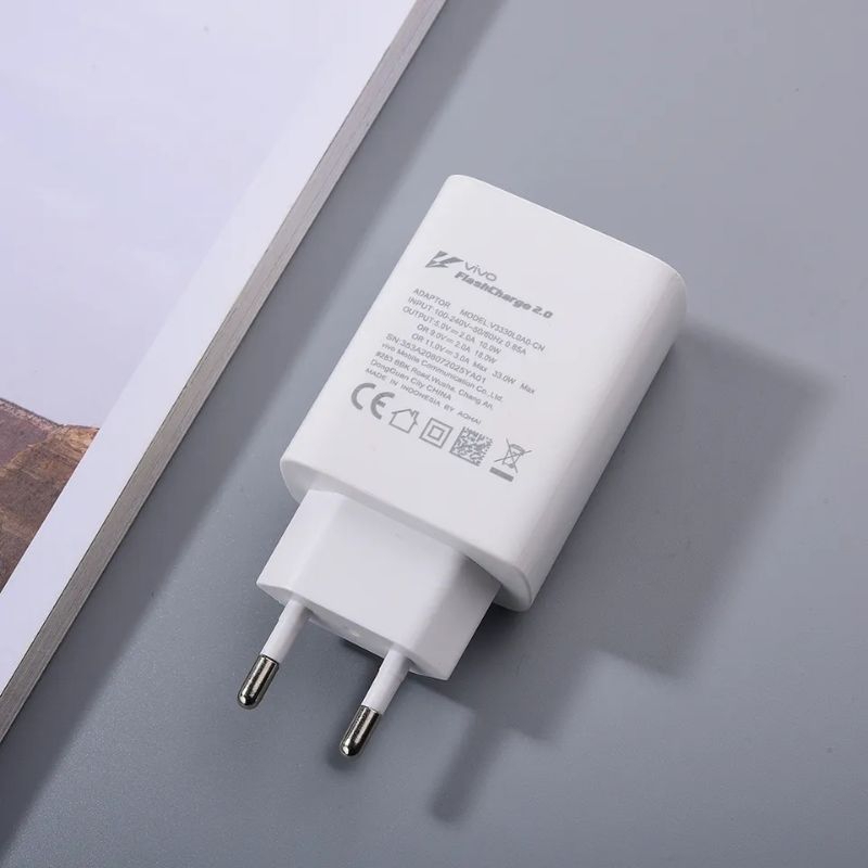 CHARGER VIVO V25 / V25E ORIGINAL 100% FAST CHARGING 33WATT USB TYPE C CARGER ORI