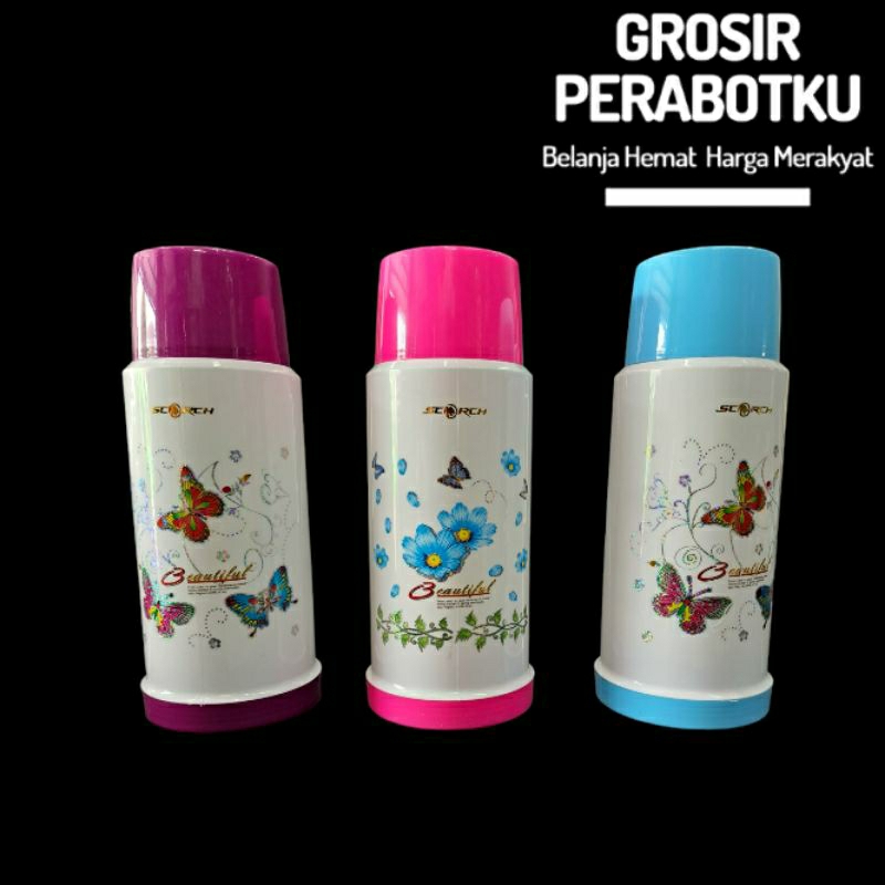 Termos Air Panas Mini Vacuum Flask 1000ml 450ml Thermos Kaca