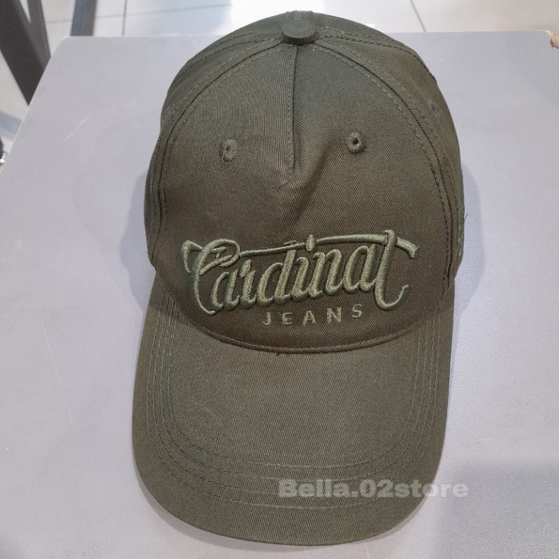 Topi Pria Cardinal Jeans Original C0929X06A Hijau Army Baseball