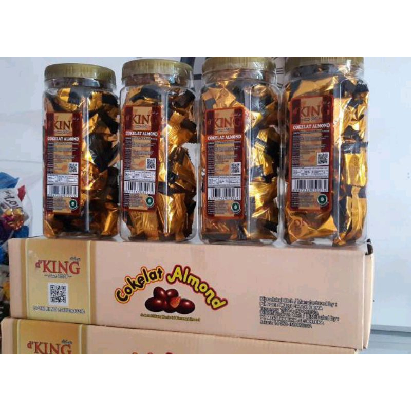 

coklat almond dan Chocobery almond d'king 1toples