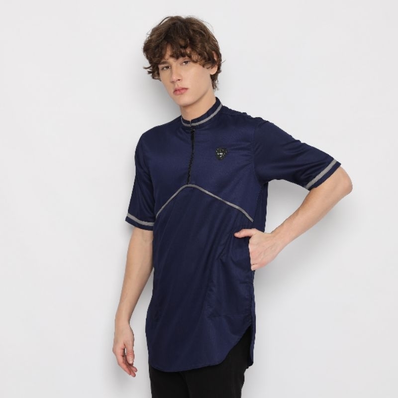 Baju Koko Pria Dewasa Laki Laki Muslim Lengan Pendek Katun Toyobo