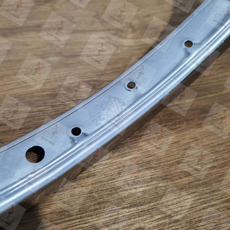 Velg Rims 24 Murni Sepeda Mini MTB 36 Hole Besi Chrome Araya