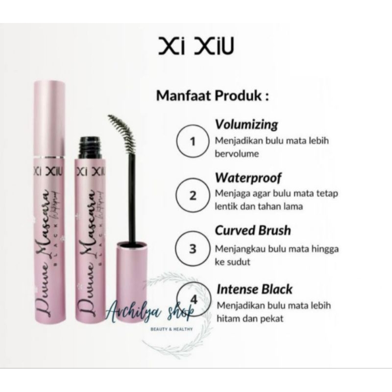 Xi Xiu Mascara Divine / Lovely / Black Mascara Waterproof &amp; Volumizing