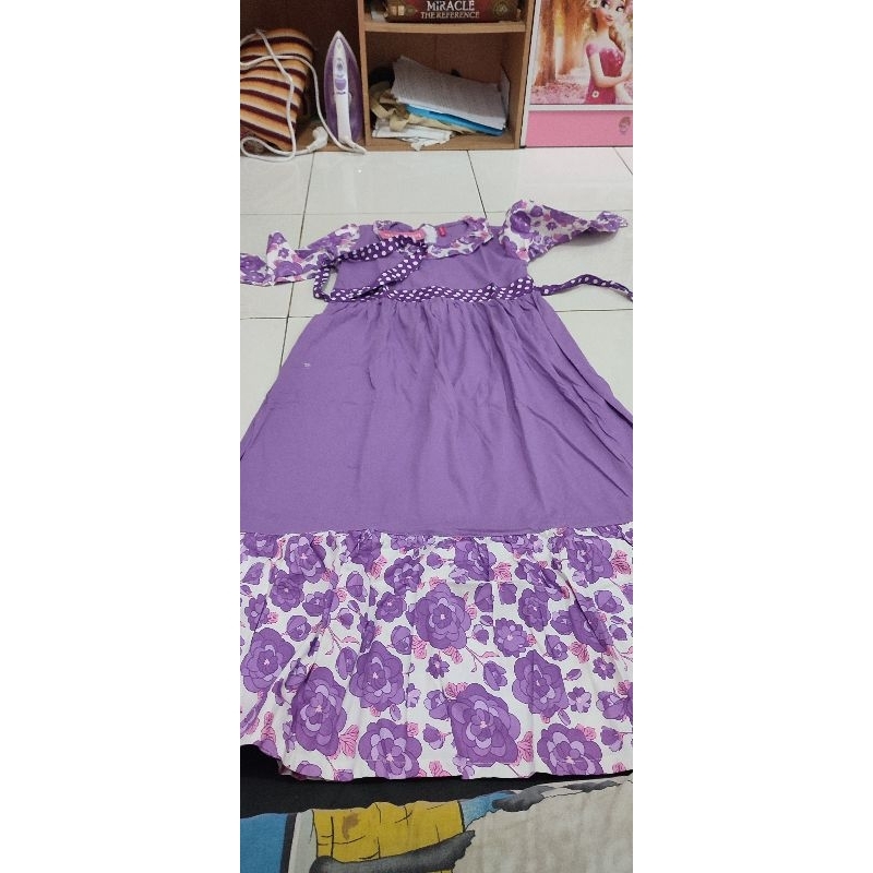 promo gamis anak labella size 10 (10-11 tahun)