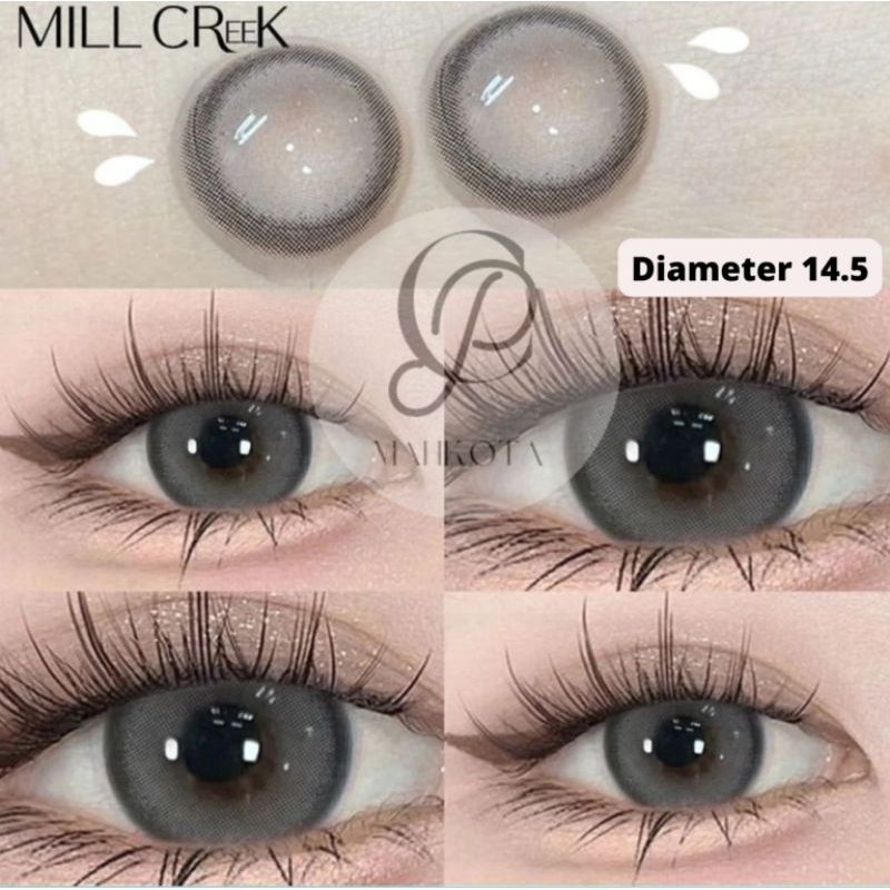 Softlens Soft Grey Limited Diameter 14.4 Premium | Softlens Ring Abu Abu | Softlens Tanpa Motiv | So