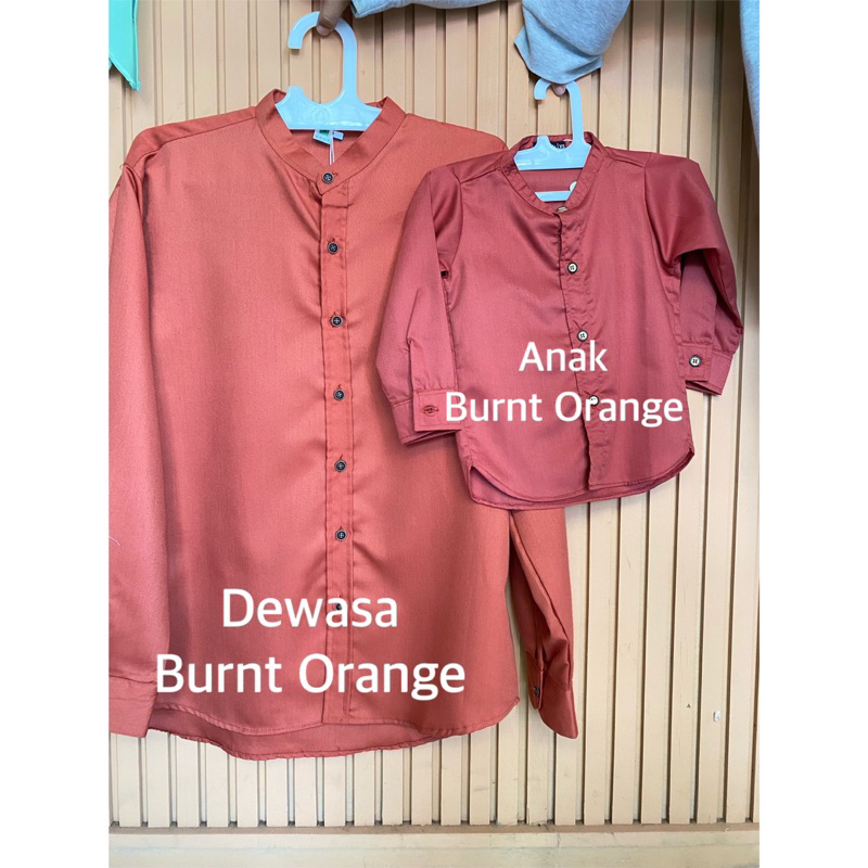 Kemeja Koko Dewasa lengan panjang bahan katun toyobo baju koko pria