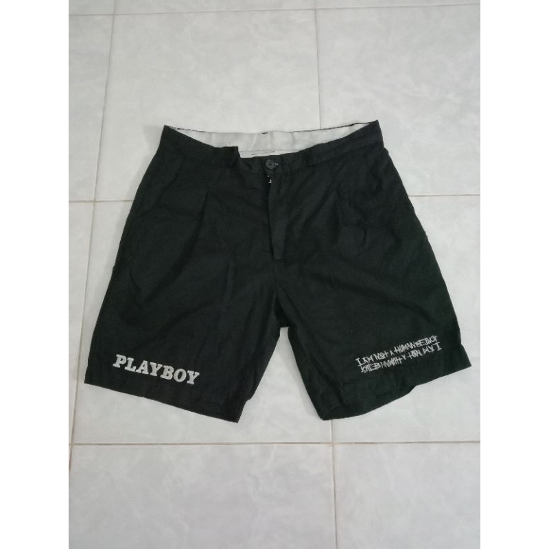 celana Pendek Playboy X i am not human being Preloved