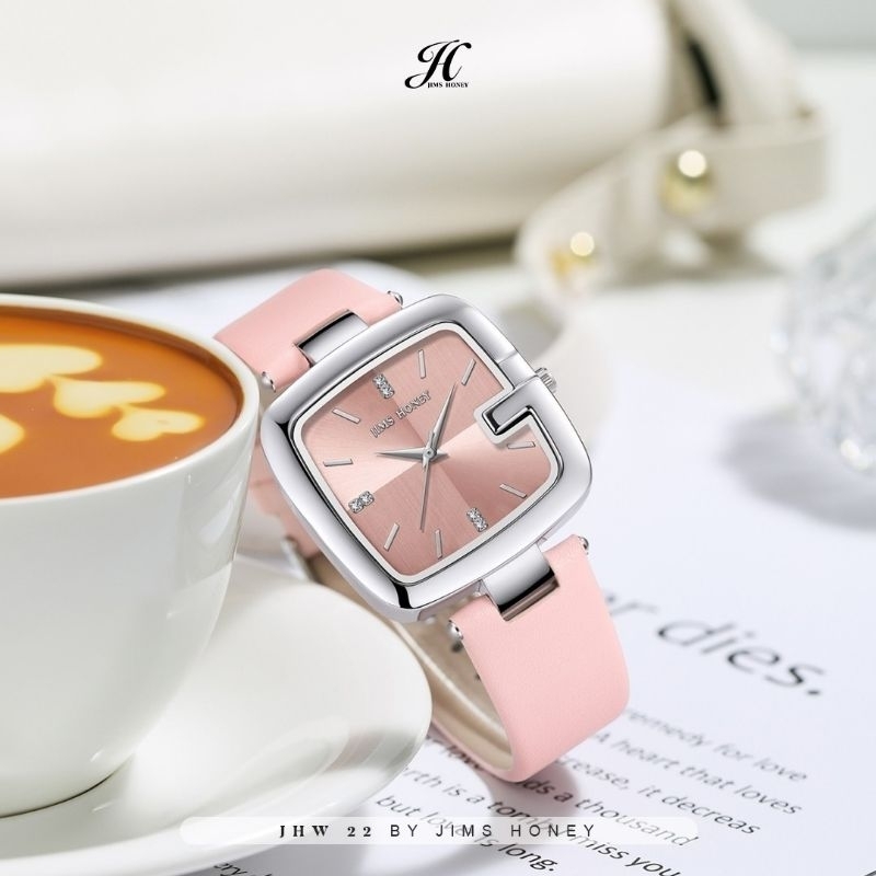 JIMS HONEY JHW 22 ORI JAM TANGAN WANITA QUARTZ STAINLESS WATCH IMPOR FASHION CEWEK KOREA TAHAN ANTI AIR JHW22