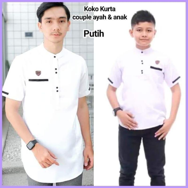 Baju Koko Kurta Couple Ayah dan Anak by zellshop