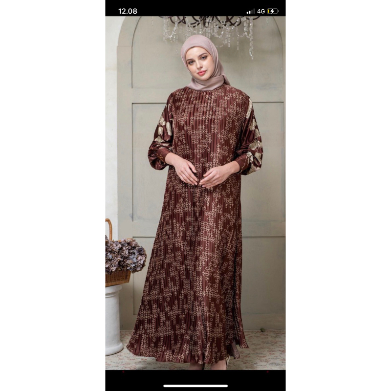 ASHA DRESS PLEATS KOKO HEAVENLIGHTS