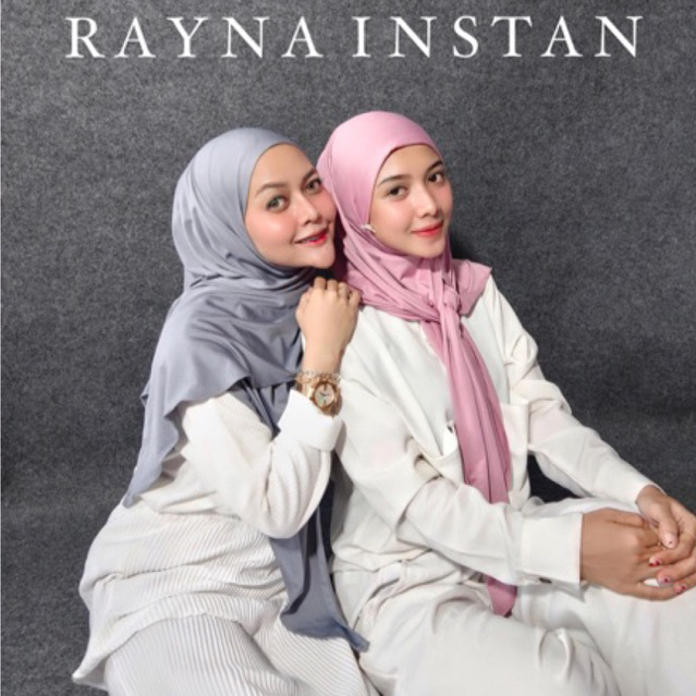 RAYNA SEGITIGA OVAL INSTAN JERSEY/ SEGIEMPAT INSTAN / HIJAB INSTAN