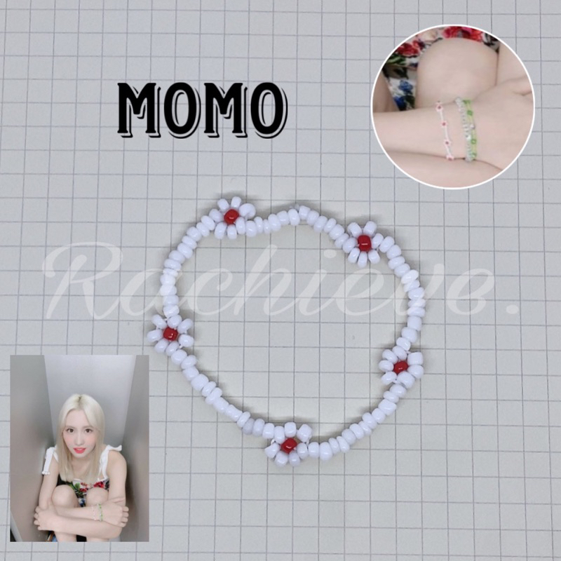 MIN 10RB || GELANG CINCIN MANIK TWICE NAYEON MOMO || BEADED BRACELET KPOP KOREA