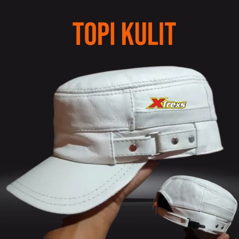 Topi Kulit Asli fremium LEATHER topi pria BARU 2023