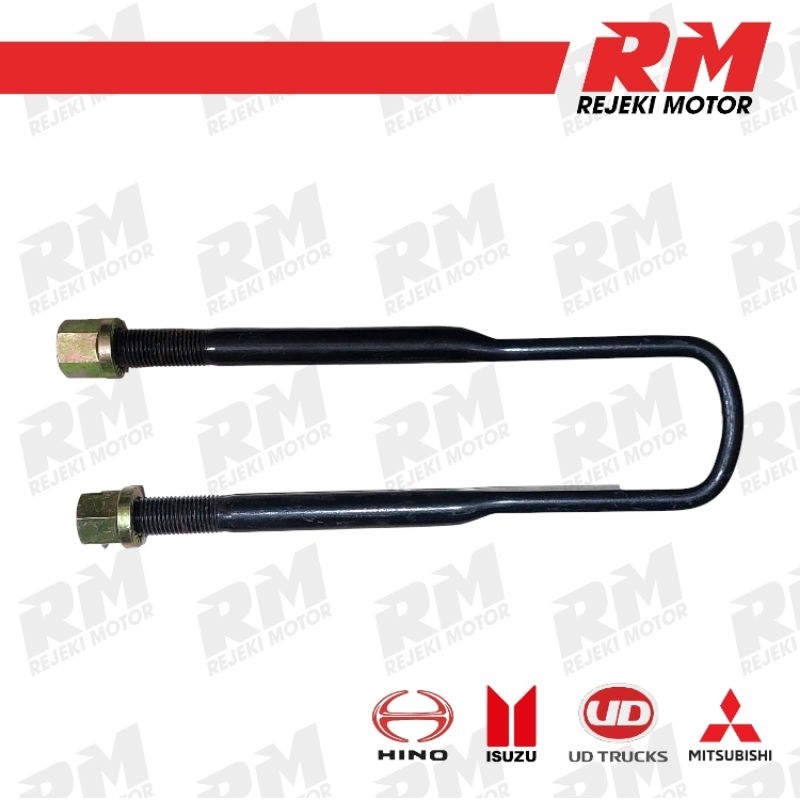U-Bolt Hino Lohan Belakang M27x93x450 BAJA OEM